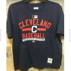 MLB Authentic Cleveland Indians Baseball Tee XL